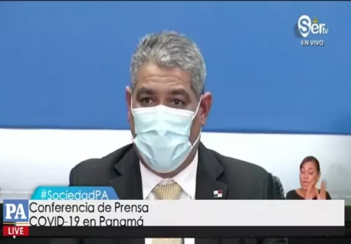 El ministro de Salud, Luis Francisco Sucre, informó sobre las nuevas medidas.
