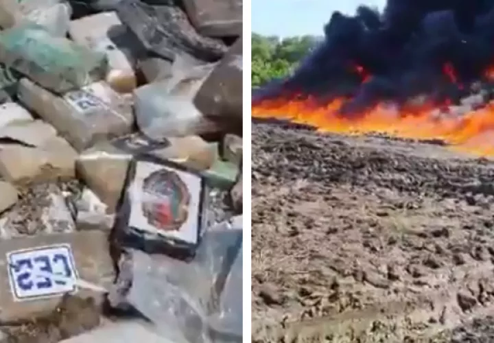 Destruyen 30.2 toneladas de cocaína.