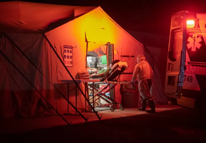 Los pacientes fueron ingresados bajo estrictas medidas de bioseguridad. Eric A. Montenegro