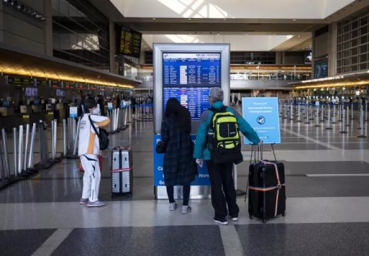 Vista de un aeropuerto en Estados Unidos.