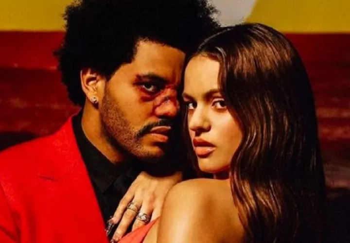 The Weeknd y Rosalía. Foto: Archivo