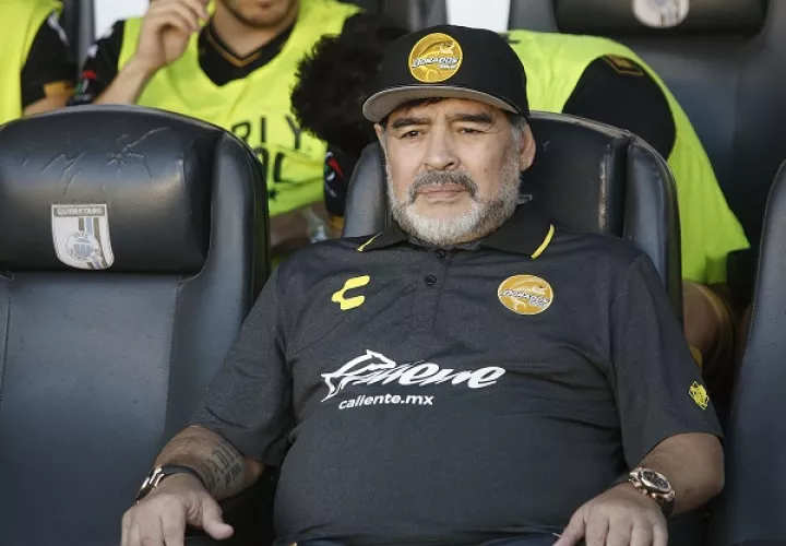 Diego Maradona falleció el 25 de noviembre de 2020 en un barrio de las afueras de Buenos Aires. Foto: EFE