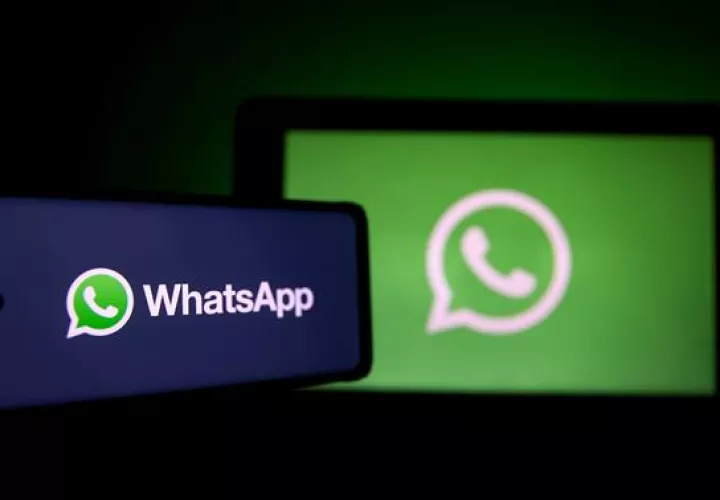 Logo de la aplicación de mensajería instantánea WhatsApp. Foto: EFE