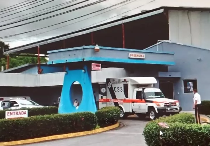 El herido fue trasladado del Hospital Dionisio Arrocha a una clínica privada. Foto: José Vásquez   
