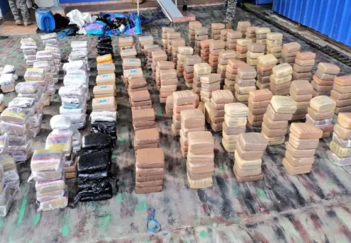 Este año ya se han incautado 53 mil paquetes con drogas, más que el año pasado, para esta misma fecha. Foto: Cortesía