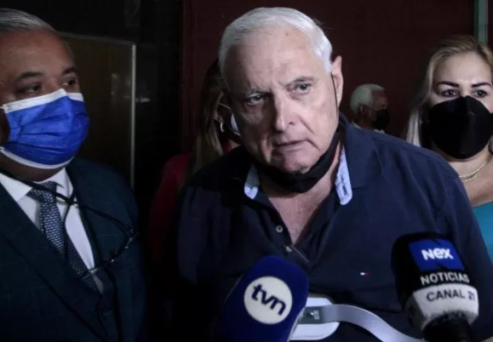 El expresidente Ricardo Martinelli dijo ayer que finalmente la opinión pública podrá escuchar lo que se ha dado en el juicio. Foto Víctor Arosemena