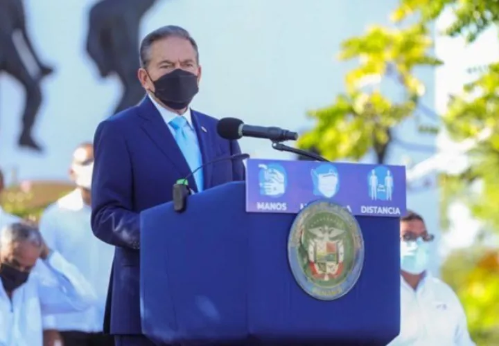 Presidente Laurentino Cortizo.