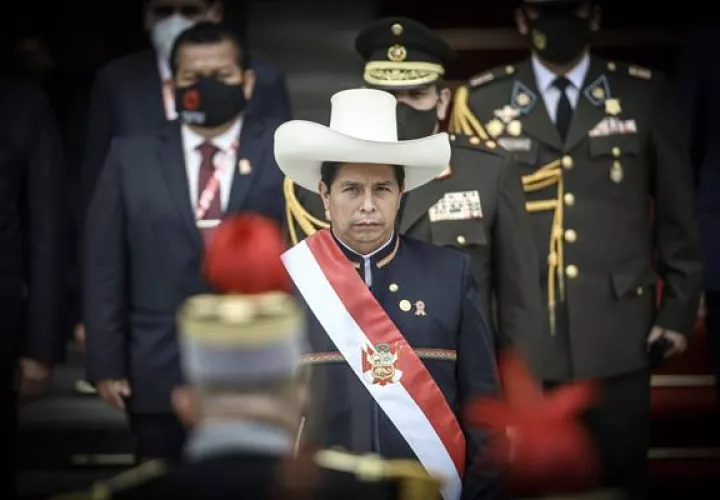 Pedro Castillo, presidente de Perú. EFE