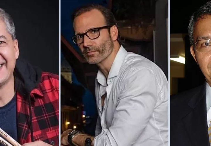 Carlos Pérez-Bidó, Horario Valdés y Ariel Barría. Fotos: Instagram