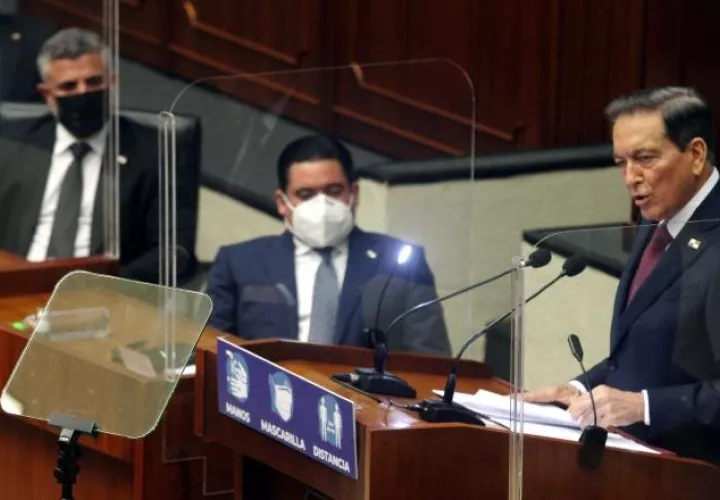 El presidente Laurentino Cortizo, no ha tenido una oposición férrea de parte de los otros partidos políticos. Foto: Víctor Arosemena