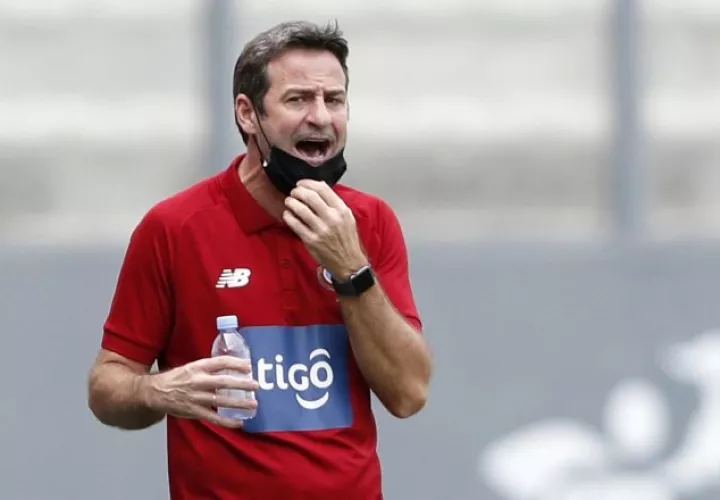 Thomas Christiansen, técnico de Panamá. Foto: EFE