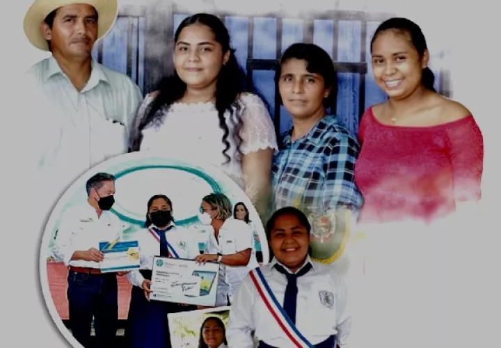 Madeleine González Sánchez, primer puesto de honor de la promoción 2021 del Centro Educativo Bilingüe Pedro Arrocha Graell. Foto: Cortesía