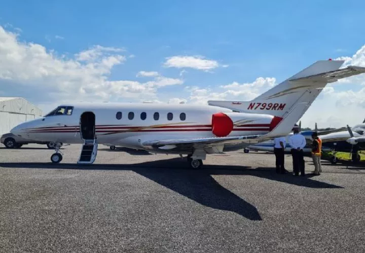 El avión fue detenido ilegalmente el año pasado en Guatemala. Archivo.