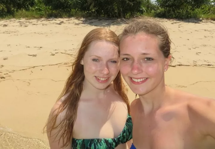 Lisanne y Kris estuvieron en Bocas del Toro antes de desaparecer.