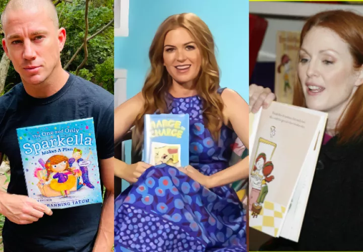 Channing Tatum, Isla Fisher y Julianne Moore. Fotos: Instagram / Internet / Just Jared