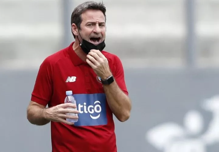 Thomas Christiansen, técnico de Panamá. Foto: EFE