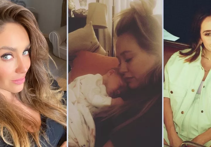 Anahí, Hilary Duff y Evaluna, están en esta lista. Foto: Instagram