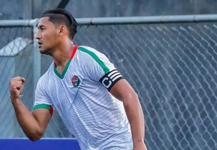 Javier Rivera festeja su gol contra Chiriquí. Foto: LPF