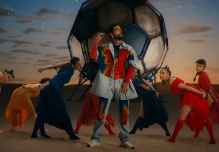Maluma interpreta el sencillo junto a Nicki Minaj y la libanesa Myriam Fares. Foto: Youtube / FIFA