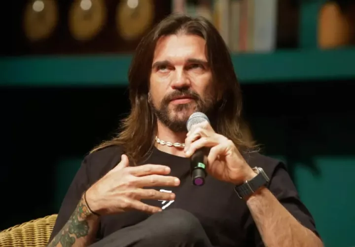 Juanes habló durante la tercera jornada del Hay Festival de Cartagena (Colombia). Foto: EFE / Ricardo Maldonado Rozo