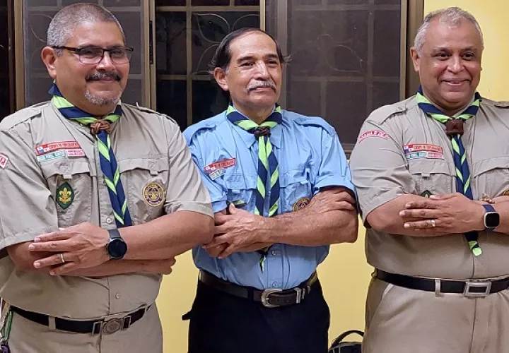 El grupo Scout 55  fue fuerte en numerosas competencias. Foto: Cortesía