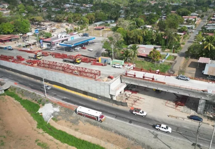 Avance de la obra, que fue reanudada el año pasado por otro contratista. Foto: Cortesía BCIE