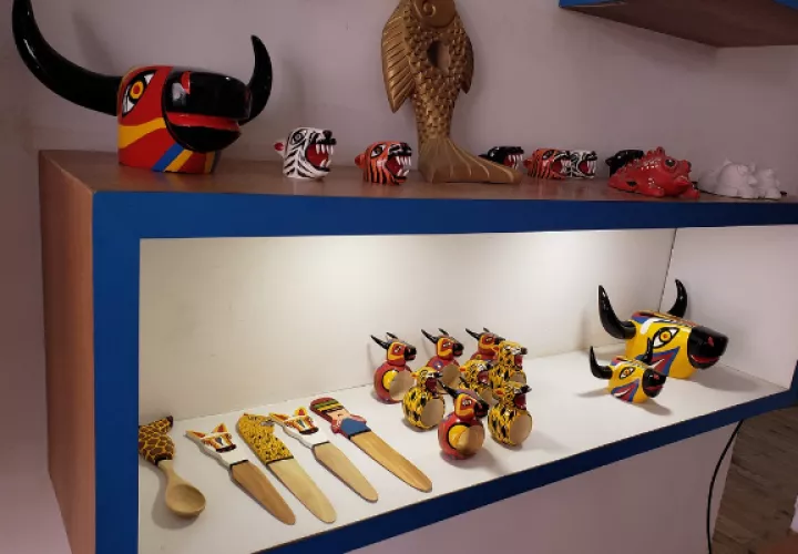 Otras de las creaciones de Luis Pertuz. Foto: Fanny Arias