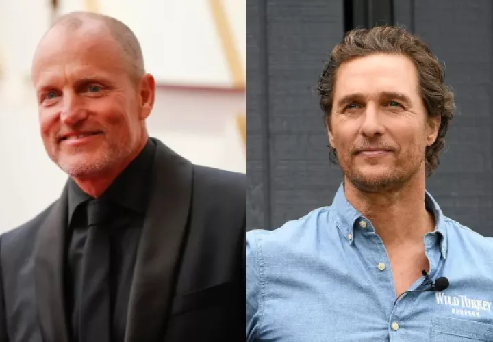 Woody Harrelson y Matthew McConaughey. Fotos: EFE / David Swanson / Dan Himbrechts