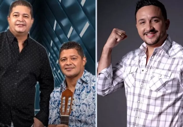 Lucho Pérez y Abdiel Núñez y Manuel de Jesús Ábrego y Los Consentidos.Foto: Instagram