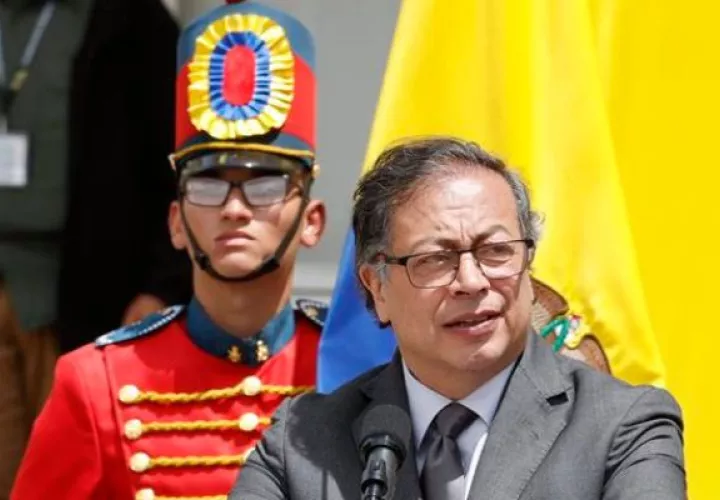 El presidente de colombia, Gustavo Petro. Foto: EFE