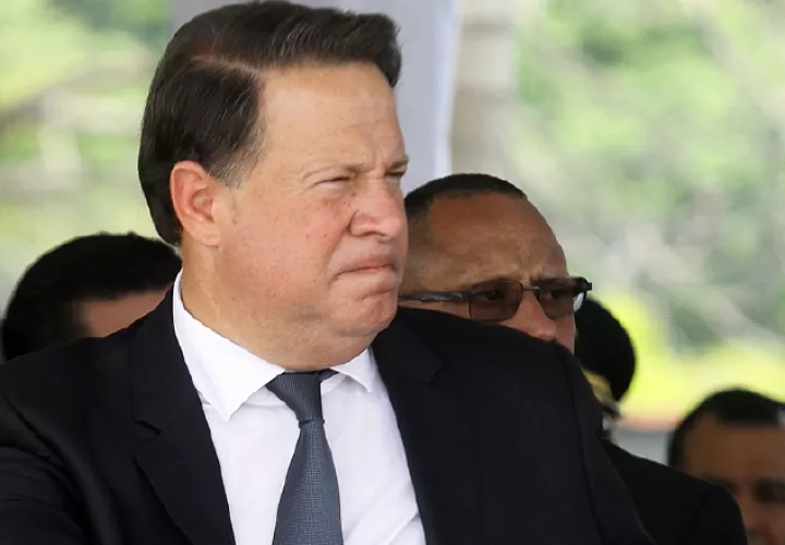 Juan Carlos Varela no podrá viajar a Estados Unidos. Foto: Grupo Epasa