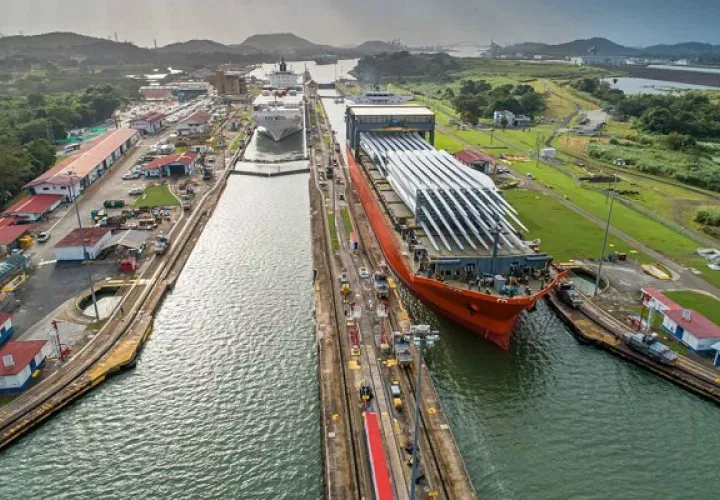 El Canal de Panamá enfrenta problemas con los niveles de agua. Foto: ACP