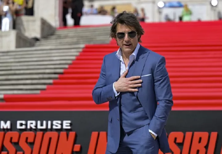 Tom Cruise en su rol de artista, productor y hacedor.  Foto: EFE