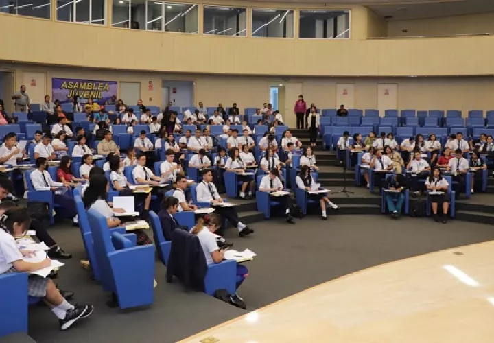 La Asamblea Juvenil se realizó en este mes de septiembre, con varias actividades. Foto: Cortesía Asamblea Nacional