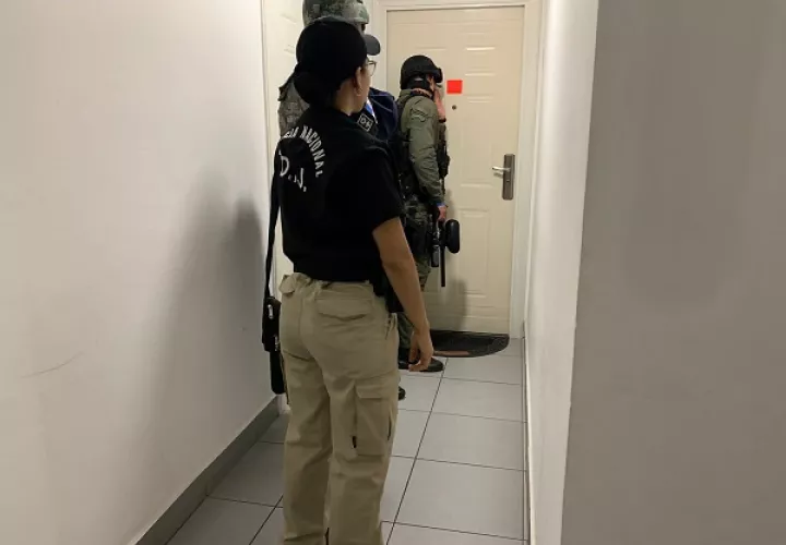 Fueron 27 allanamientos realizados en dos provincias. Foto: Cortesía Policía