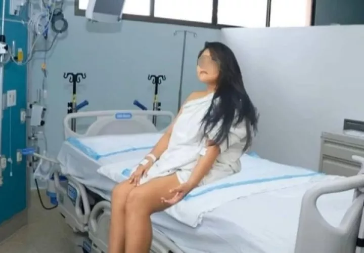 Foto viral de la mujer embarazada. Archivo.