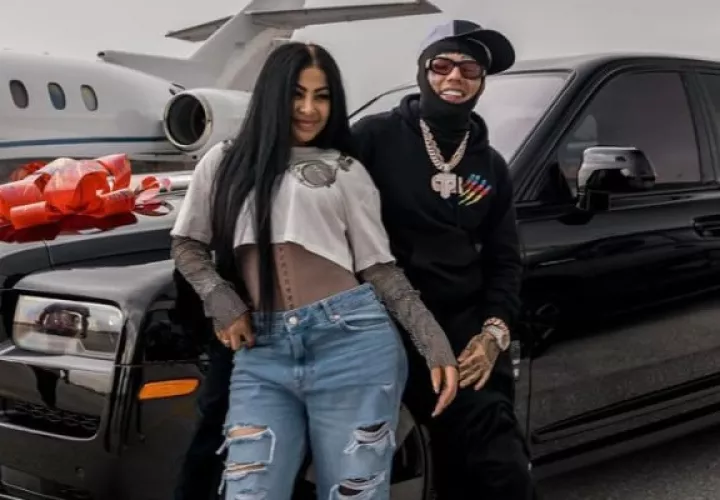 Yailin y Tekashi. Foto: Instagram