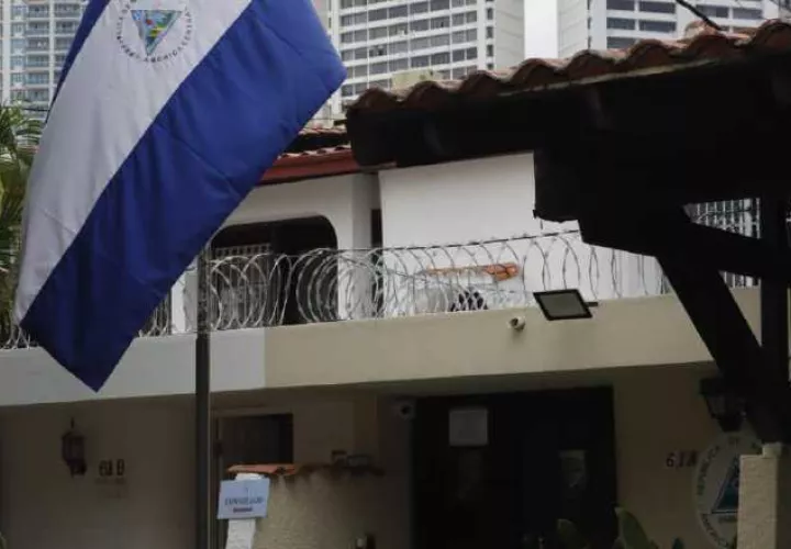 Sede de la Embajada de Nicaragua en territorio panameño.