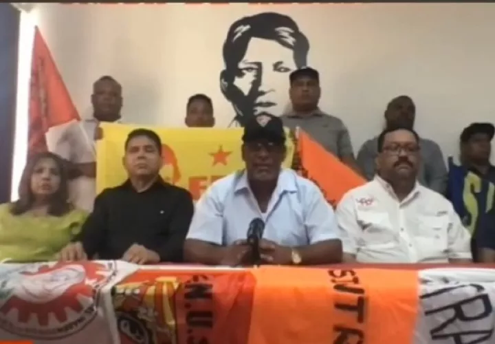 Conusi expresó su respaldo al Suntracs este lunes. Foto: Cortesía