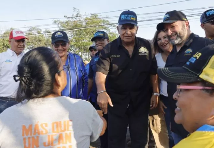 Recorrido del candidato presidencial José Raúl Mulino. Foto: Cortesía 