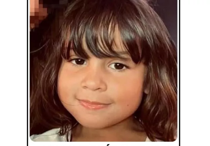 La niña Kai Lia  Martínez está desaparecida desde diciembre. Foto: Cortesía