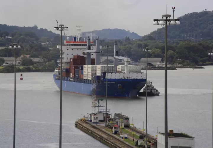 Canal de Panamá enfrenta una desafiante crisis hídrica. Foto: EFE 