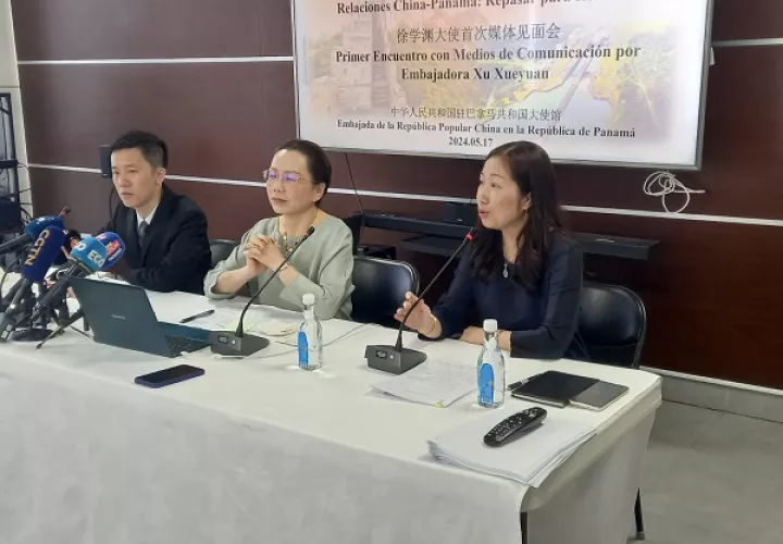 Xu Xueyuan es la segunda embajadora de China en Panamá. Foto: Francisco Paz