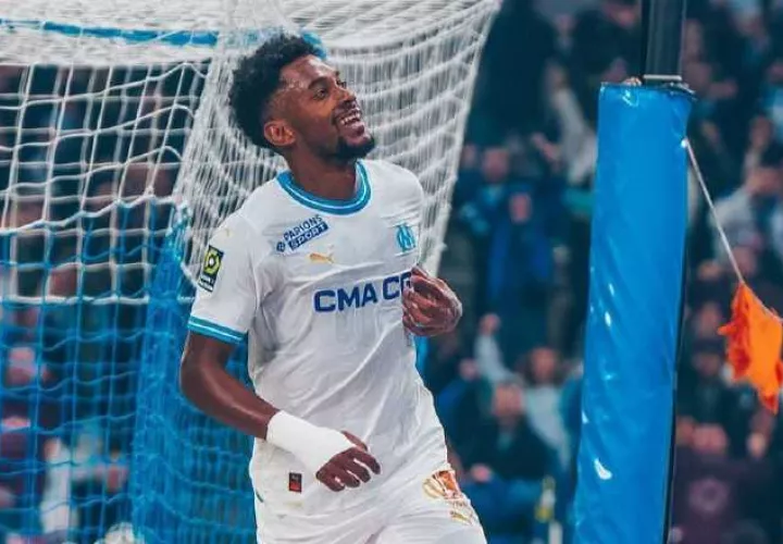 Michael Amir Murillo no jugó el partido de vuelta del Marsella contra Atalanta. Foto: Twitter