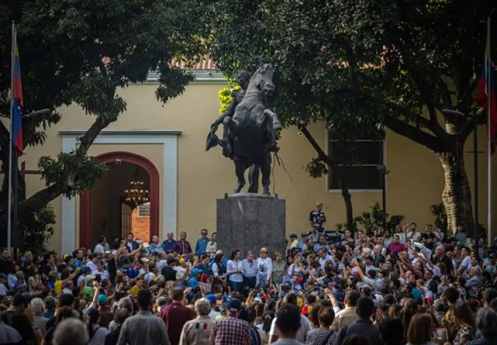 Los resultados de las elecciones en Venezuela han dado como resultado protestas. Foto: EFE