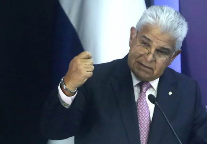El presidente de Panamá, José Raúl Mulino. Foto: EFE