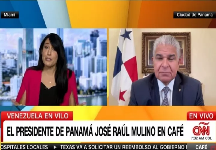 José Raúl Mulno, entrevista en 'CNN'. 