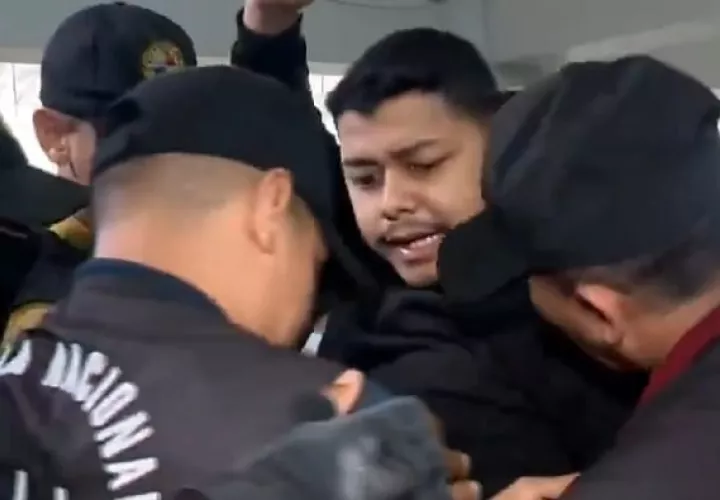 Abraham "Rico" Pineda al momento de su captura