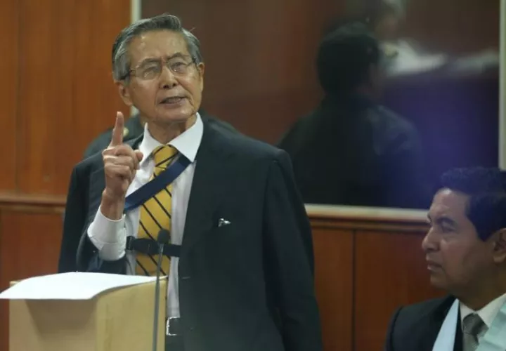El expresidente peruano Alberto Fujimori. Foto: EFE