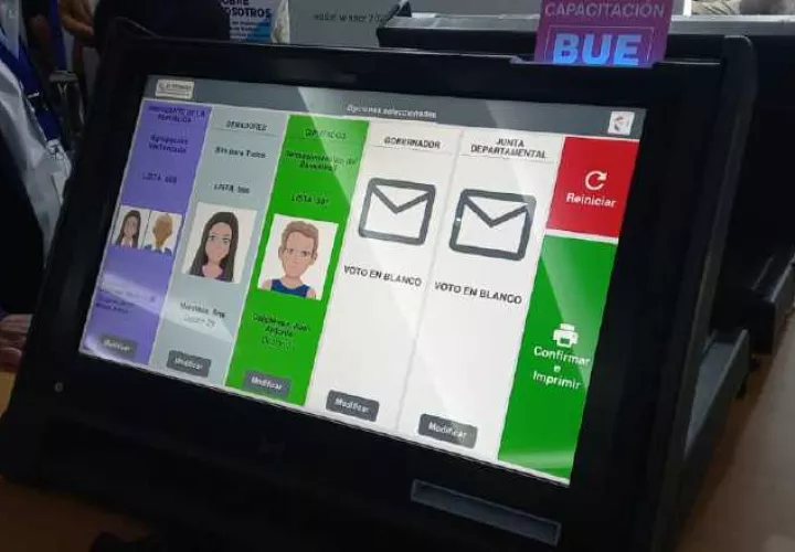 Tecnología electoral fue exhibida en una actividad internacional que se celebró esta semana.  Francisco Paz